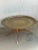 1950s Moroccan Brass Tray Table on Mid-Century Modern Base For Sale - Image 12 of 12