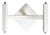 Plaster of Paris, Minimalist Design Wall Sconce For Sale