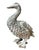 Bring timeless charm to your home or garden with this delightful vintage cast iron duck statue. Masterfully crafted with a...