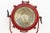 Industrial Antique Industrial Red Ship Lantern For Sale - Image 3 of 10