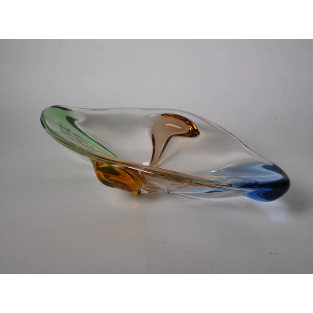 Art Glass Rhapsody Vase by Frantisek Zemek for Mstišov, 1950s For Sale - Image 6 of 9