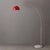 Mid-Century Modern Half Dome 92" Arc Floor Lamp, Mid-Century Modern, Weathered Brass, Marble Base For Sale - Image 3 of 7