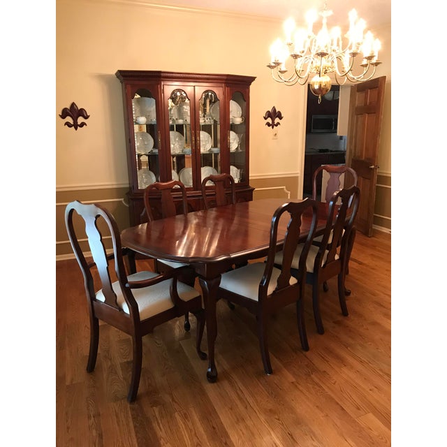 Wood Pennsylvania House Solid Cherry Dining Room Set For Sale - Image 7 of 7