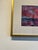 Molly Schiff Painting 1960s Abstracted Wax Pastel on Paper Gold Frame For Sale - Image 4 of 5