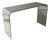 Italian Glass Side Table, 1980s For Sale