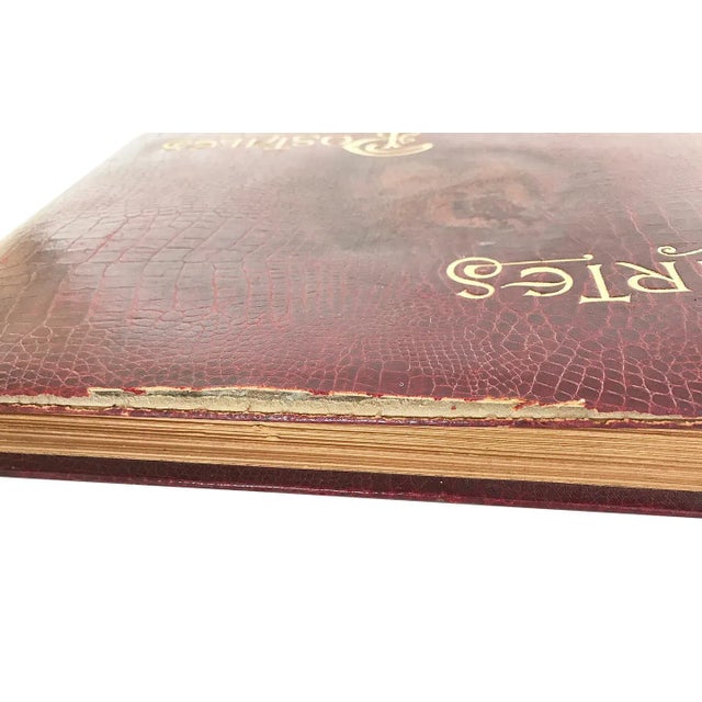Early 20th Century French Cartes Postales Leather Book For Sale - Image 5 of 8