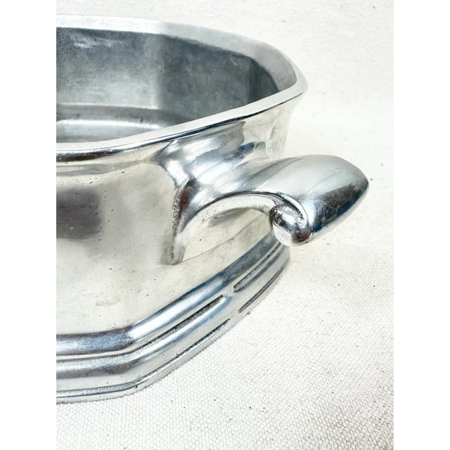 Late 20th Century Vintage Pewter Covered Serving Dish For Sale - Image 5 of 7