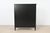 French Louis XVI Style Black Lacquered Highboy With Brass Hardware | Newly Refinished For Sale - Image 17 of 18