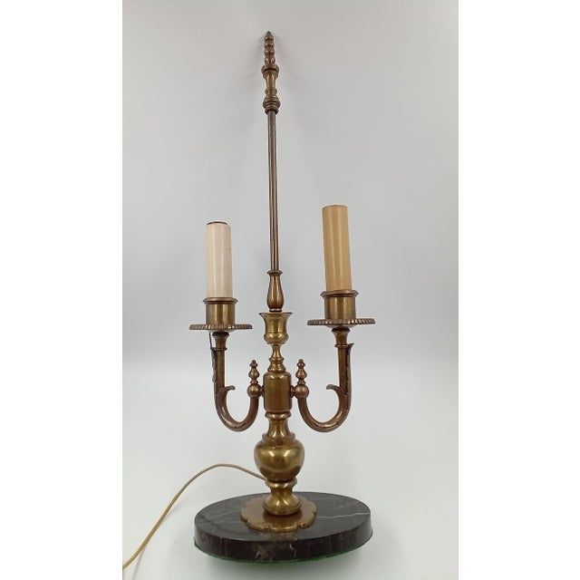 1940s Traditional Bronze Desk Lamp For Sale - Image 6 of 6