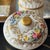 White 1960s Camille Le Tellac hand-painted jar with flowers and gilt accents // made in Paris // elegant French style decor // porcelain jar with lid For Sale - Image 8 of 18