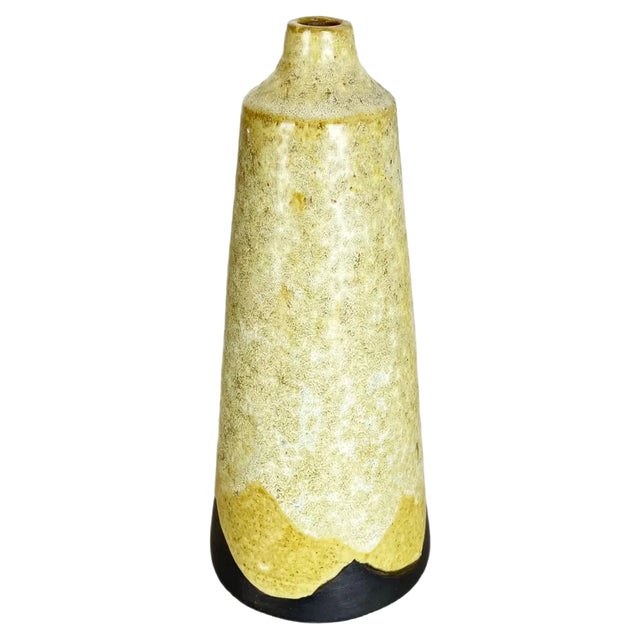 Abstract Ceramic Studio Pottery Vase from Gerhard Liebenthron, Germany, 1960s For Sale