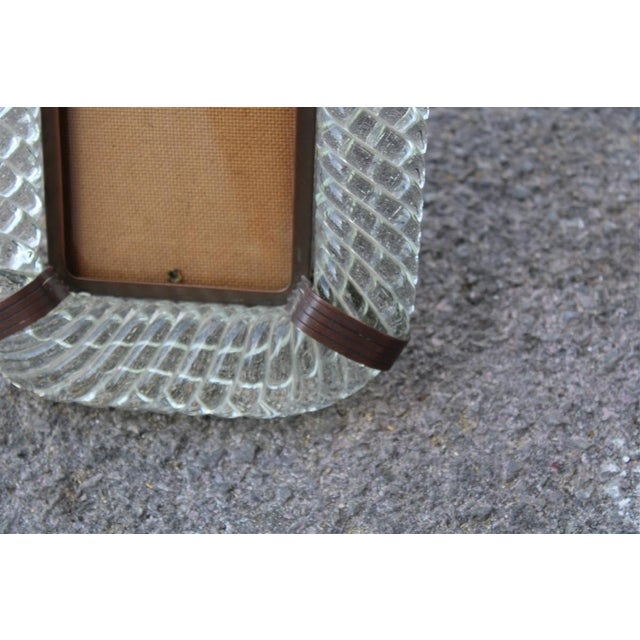 Murano Glass Photo Frame from Venini, 1930 For Sale - Image 9 of 10