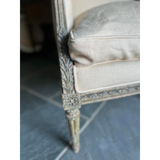 French Louis XVI Style 19th Century Carved Chair For Sale - Image 9 of 11