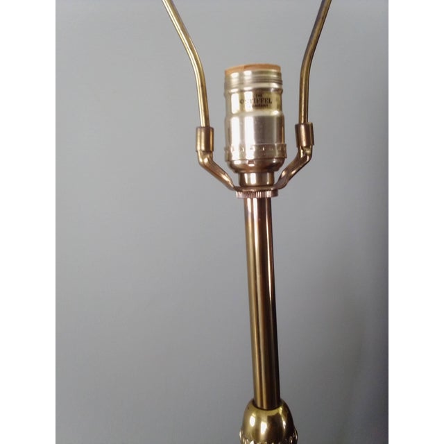 Stiffel Vintage 1970s Stiffel Brass Finish Lamp For Sale - Image 4 of 4