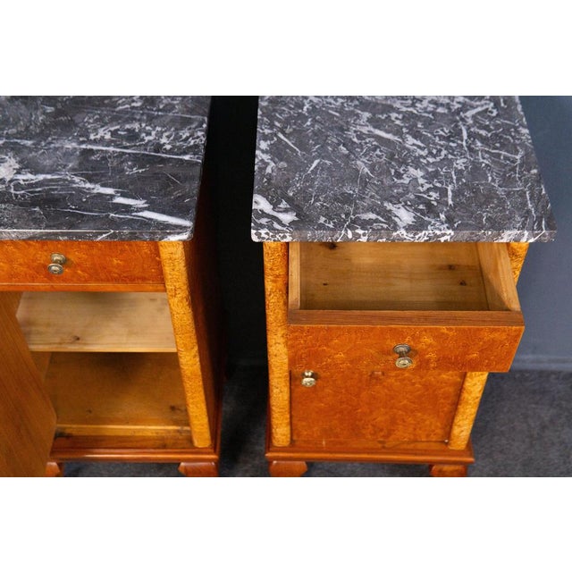 Vintage Brown Bedside Cabinets, Set of 2 For Sale - Image 11 of 18