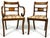 Early 20th Century Set 8 Fine Regency Dining Chairs W Brass Inlay & Saber Front Legs For Sale - Image 5 of 11