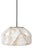 White Marble Blown Glass Pendant Light by Artem Zakharchenko-Halytskyi For Sale