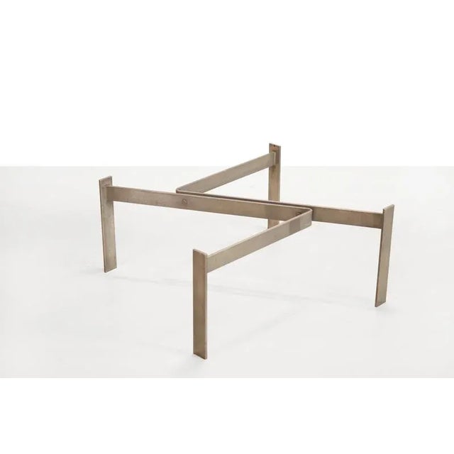 1950s Square Coffee Table with Slate Top by Rob Parry, 1950s For Sale - Image 5 of 6