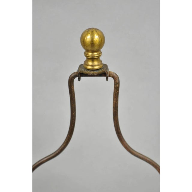 Vintage French Louis XV White Porcelain Ginger Jar Gold Flower Table Lamps Pair For Sale - Image 12 of 16