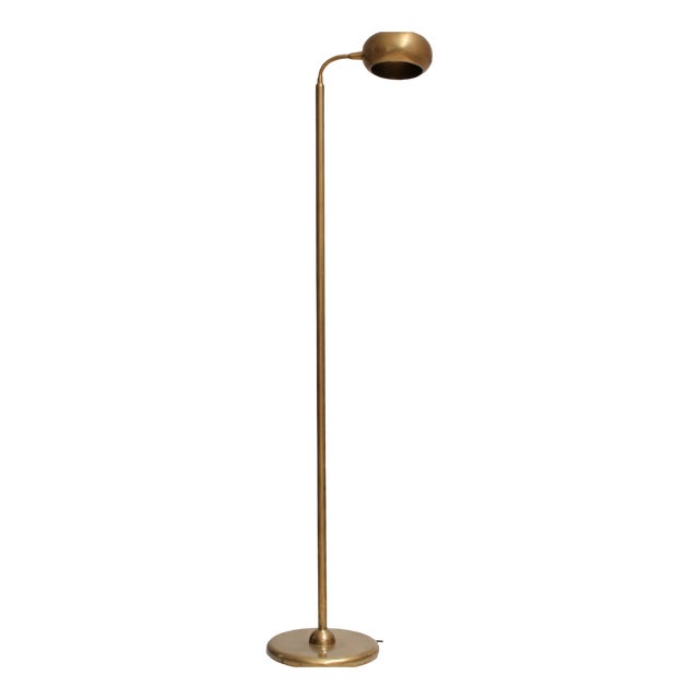 Italian Floor Lamp in Brass For Sale
