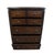 Stanley Furniture Stanley Furniture Walnut Contemporary Traditional 46" Chest of Drawers 128-13-12 For Sale - Image 4 of 12