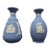 Vintage Wedgwood Blue Jasperware Bud Vases-Set of 2 For Sale