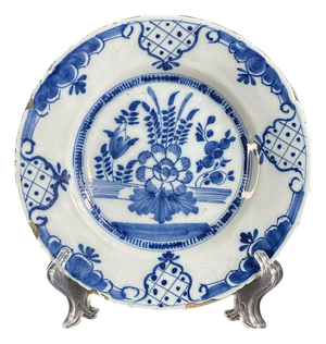 Dutch Delft Charger, 18th Century