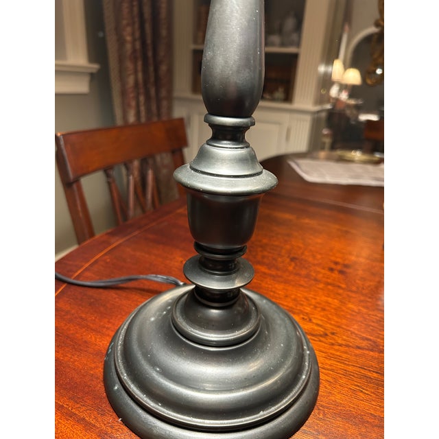 Traditional Visual Comfort New York Public Library Bronze and Brass Lamp For Sale - Image 3 of 7