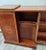 Wood 1970s Chinese Solid Rosewood Bar Unit Twin Fold-Over Flap Top Also Front, Side, and Back Carved Chinese Symbols For Sale - Image 7 of 12