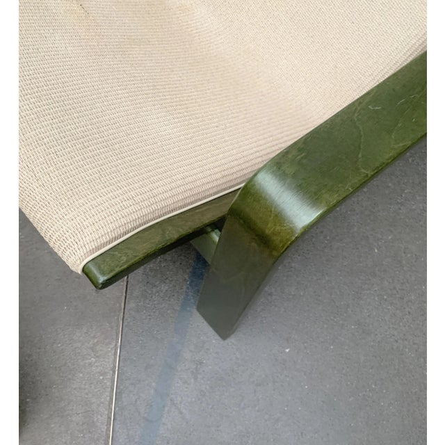 Set of Mid-Century Finnish Pulkka Lounge Chair with Ottoman by Ilmari Lappalainen for Asko For Sale - Image 13 of 18