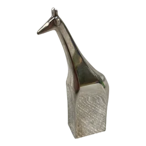 Vintage Dansk Designs Japan Silver Plate Giraffe Paperweight