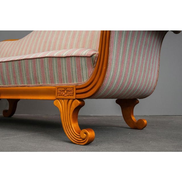 Biedermeier Style Sofa in Birch, Early 20th Century For Sale - Image 16 of 17