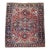 Vintage Persian Heriz Serapi Rug, Hand-Knotted Wool, Geometric Medallion Pattern, Red & Ivory, 10x12 For Sale