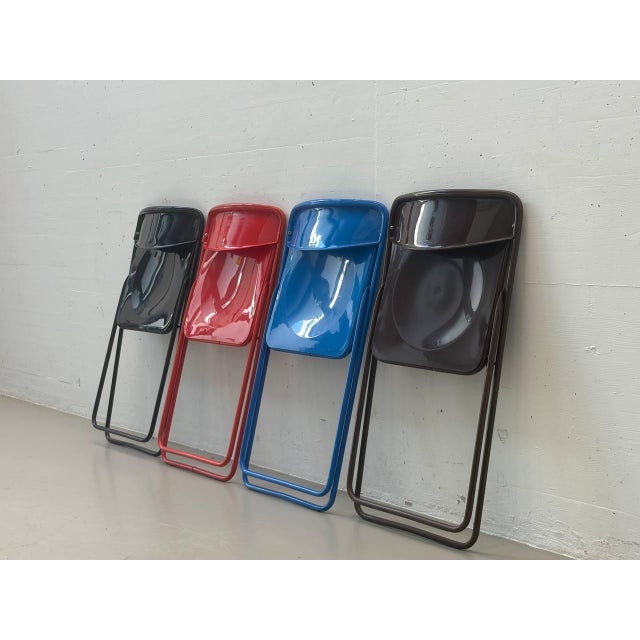 Vintage Ted Folding Chairs by Niels Gammelgaard for Ikea, 1970s, Set of 4 For Sale - Image 6 of 18