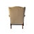 Wingback Armchair With Custom Herringbone Upholstery For Sale In Providence - Image 6 of 8
