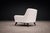 Joaquim Tenreiro Pair of Armchairs in Hardwood & Off White Upholstery, Joaquim Tenreiro, 1950s For Sale - Image 4 of 9