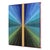 Contemporary Wiggle Room 41 - Original Blue Green Geometric Minimalist Acrylic and Resin Abstract on Wood Panel For Sale - Image 3 of 9