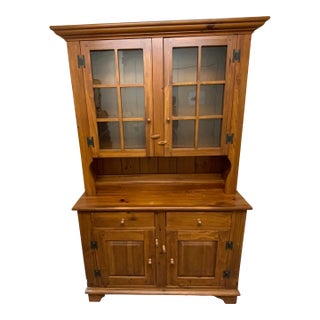 Late 20th Century Ethan Allen Pine Cabinet For Sale