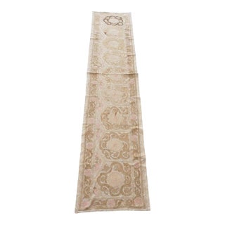 Embroidered Large Suzani Large Wall Decor From Bukhara - 2'6'' X 11'10'' For Sale