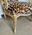 French Gilt Bergère Chair With Brunschwig & Fils Leopard Velvet For Sale In New York - Image 6 of 9