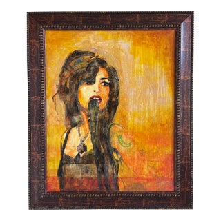 Sonia Gold Portrait of Amy Winehouse "I Know I'm No Good" For Sale