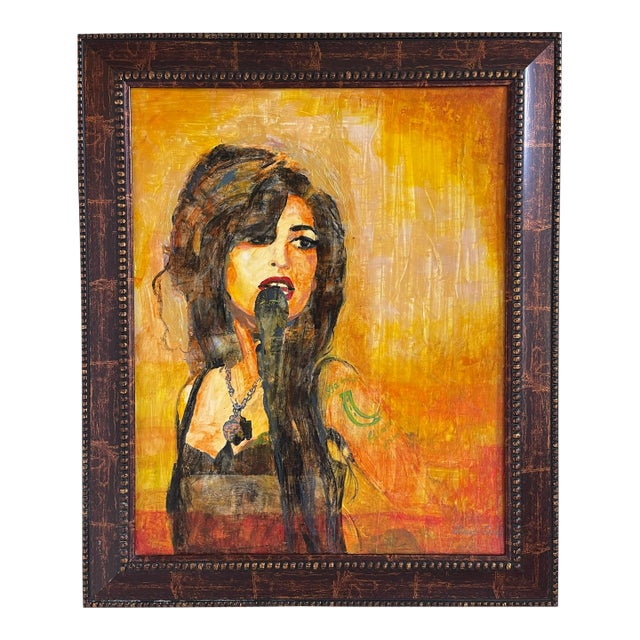 Sonia Gold Portrait of Amy Winehouse "I Know I'm No Good" For Sale