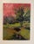 Golf course setting. Oil and cold wax on wood panel. One-of-a-kind original oil painting on a 24x18-inch gallery-wrapped...
