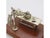 1970s Vintage Italian Silver Doctors Cabinet Scene on Wooden Base attributed to Sacchetti, 1970s For Sale - Image 5 of 13