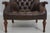 Stickley Tufted Leather Leopold Chair & Ottoman For Sale - Image 9 of 18
