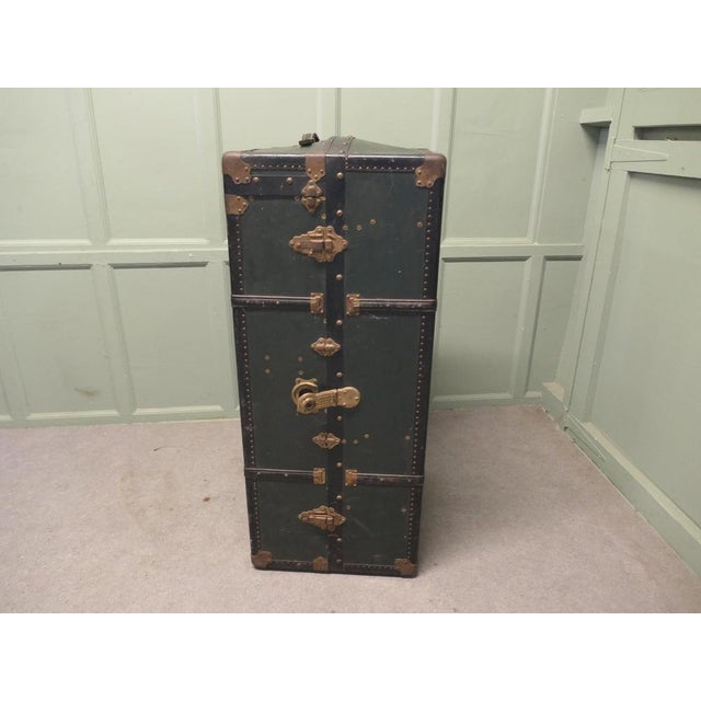 French Fitted Steamer Trunk, 1900 For Sale - Image 3 of 7