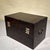1990s Dark Hardwood Treasure Storage Box With Antique Brass Lock, Asian Chinoiserie Chest For Sale - Image 5 of 9