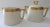 Art Deco Antique 1913 Jaeger & Co J&c Bavaria Porcelain Gold Trim Sugar Bowl & Creamer For Sale - Image 3 of 8