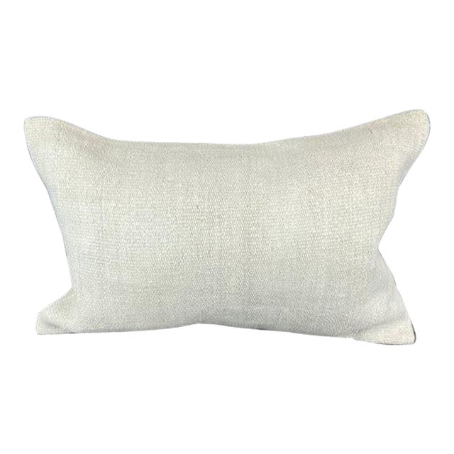16 x 24 Hemp Pillow Turkish Cushion Natural White Pillow Cushion Cover For Sale
