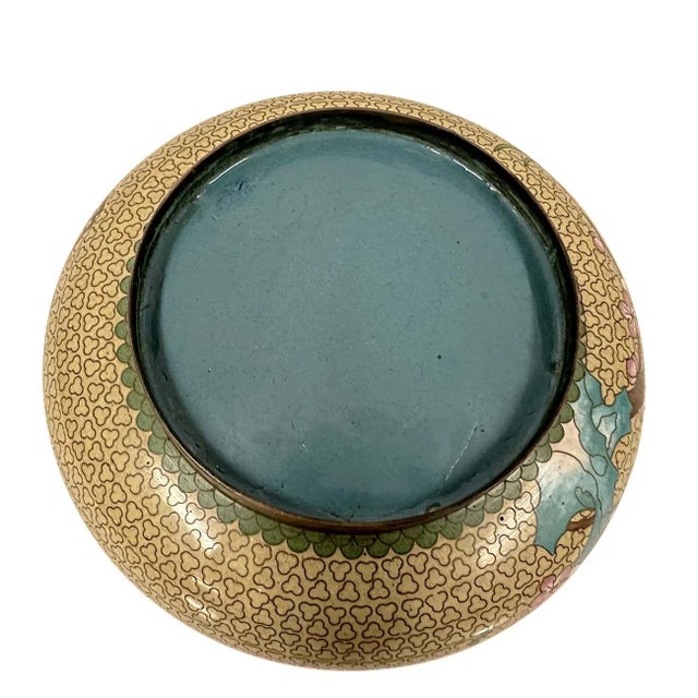 Early 20th Century Antique Chinese Cloisonne Bowl For Sale - Image 9 of 9